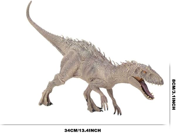 Barnas Jurassic World Realistisk Dinosaurmodell i Plast (Grå)