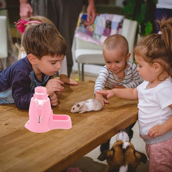 Hamster tre-i-ett vatten squatfäste (rosa + blå) 2 stycken