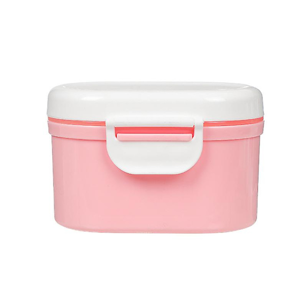 Baby formula dispenser Lufttät förvaringsbox behållare Snackkopp (S-rosa) pink