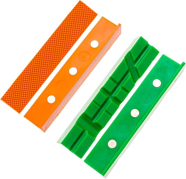 Vice Soft Jaw Pads 2-pack Universal Magnetic Non Marring Multi-Purpose Vise Covers Protectors, 6in