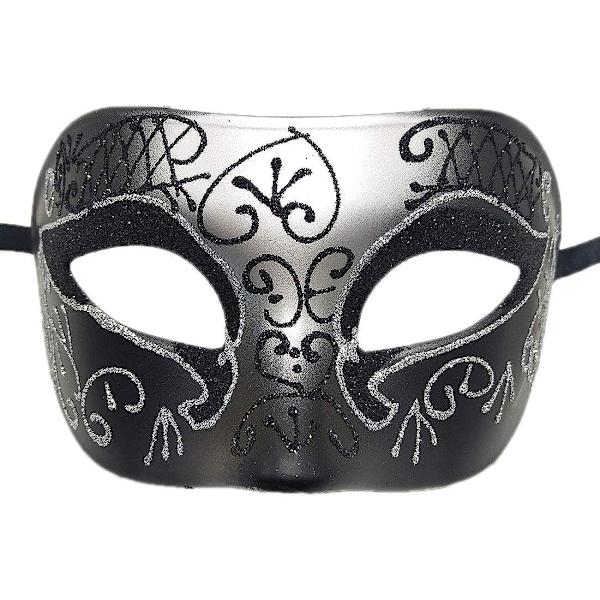 Par Maskerad Mask Metall Järn Fjäril Bal Mask Fest Mask (silver)2Pcs silver