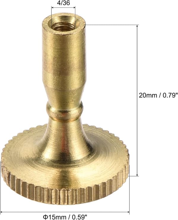 2-pack vredknapp för lampor, på/av-ersättningsvred, vridknappsförlängning, 20 mm längd