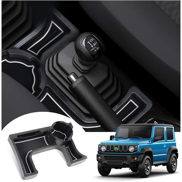 Jimny MT Armrest Förvaringslåda, Centerkonsol Fack Organizer, Svart Black