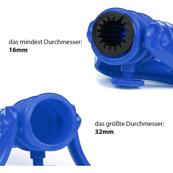 parasollhållare strand eller jordblå med markankare för parasollstång storlek 42 cm（blå） blue