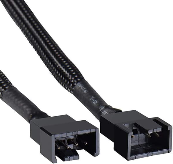 CPU-adapterkabel blæser splitterkabel Y-splitter computer PC blæser strømkabel 4 stk.