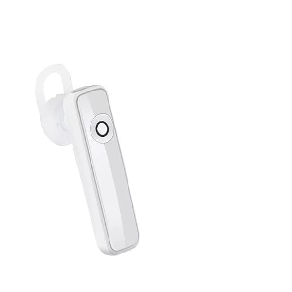 M165 Bluetooth headset trådløst mini headset enkelt øre earbuds in-ear White