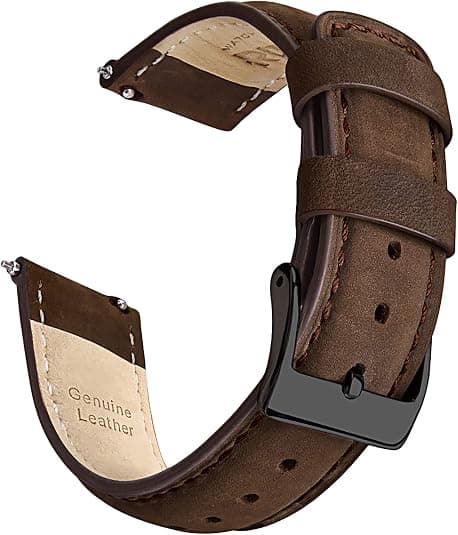 Quick release læderrem 22mm egnet til Samsung Galaxy Watch 6 Band Klassisk læderrem
