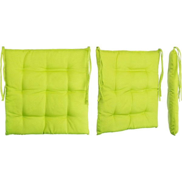 NineClouds trädgårdsstolsdynor/polyester trädgårdssitsdyna (4 stycken, grön) Green