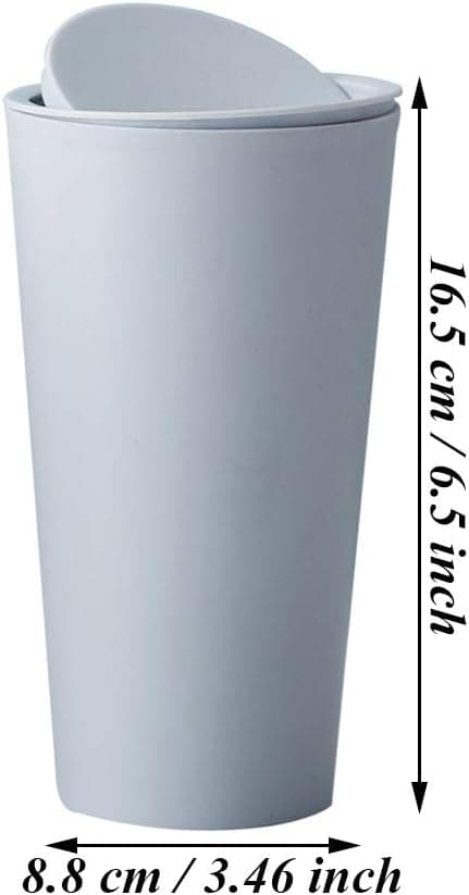 Bil skrivebord oppbevaringstrommel plast riste lokk (rosa, blå) 2 stk
