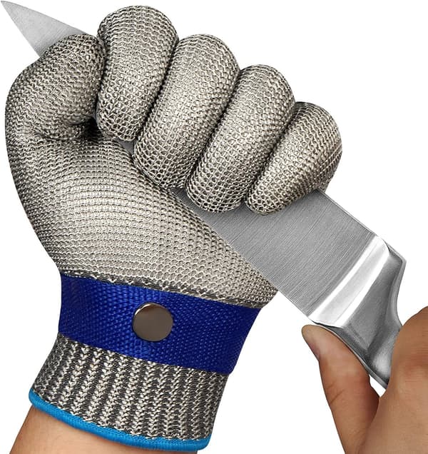 Skærebestandig handske niveau rustfrit stål trådnet handske XL xl