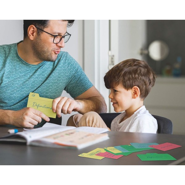 It Tabbed Index Cards, 3 x 5 tum, Blandade färger, 48-pack
