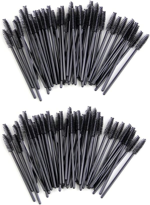 120 engangs øjenvippebørste mascara øjenbrynsbørste makeupapplikator til makeup