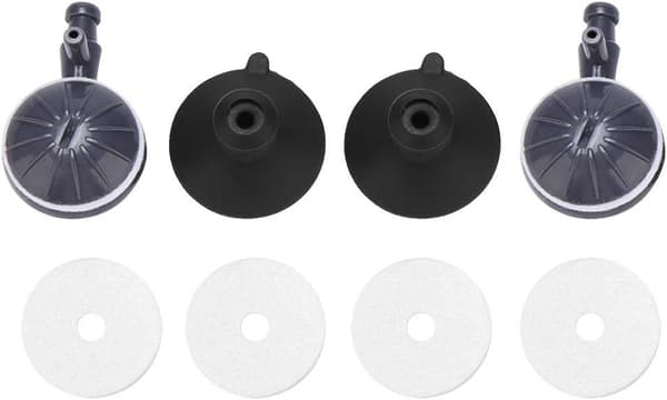 2 st luftstensskiva med sugkoppar bubbel luftsten diffusor roterande typ justerbar