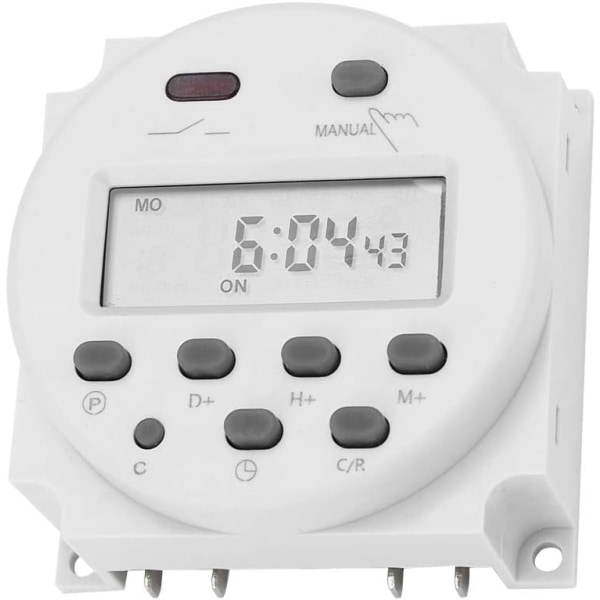12 Volt Timer Bil CN101A DC 12V LCD Kontroll Ström Timer Switch 20V-240V/50HZ-60H