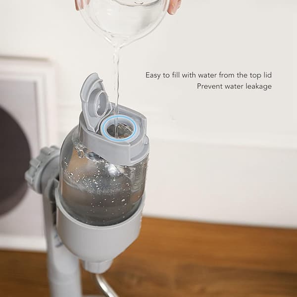 500 ml stående vanddispenser til kæledyr, med aftagelig stang