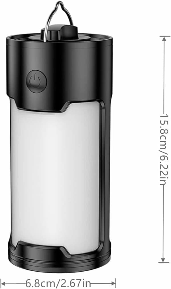 LED Campinglykter Batteridrevet, Supersterke Bærbare Overlevelseslykter for Strømbrudd, Camping