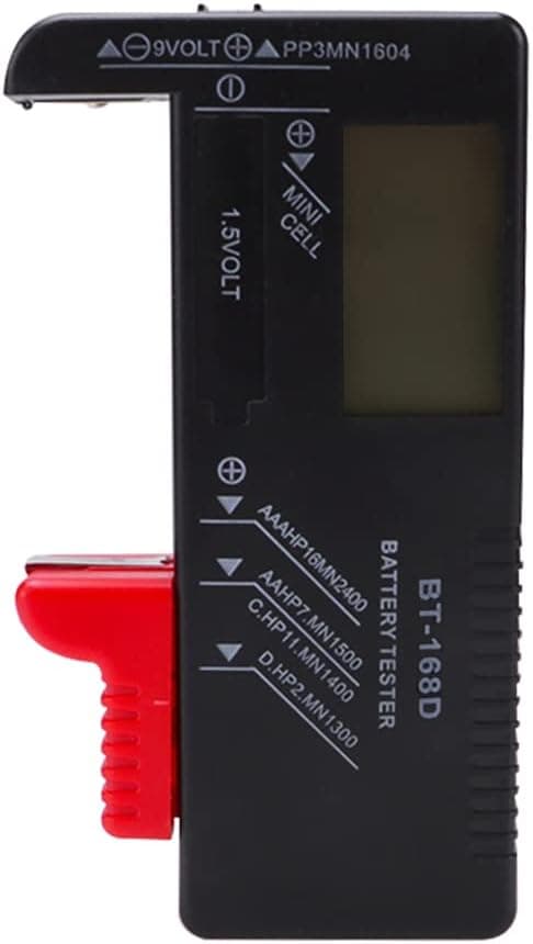 (BT-168D) Universal Digital Batteritester Volt Checker, Digital Batteritester, Knapcellebatterier