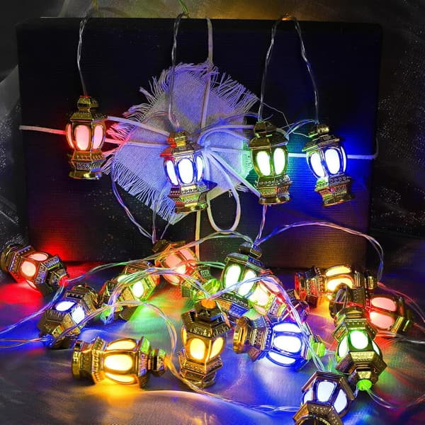 Ramadan Eid lyslenke LED lyslenker Hjemmeinnredning 3 meter 20 lys