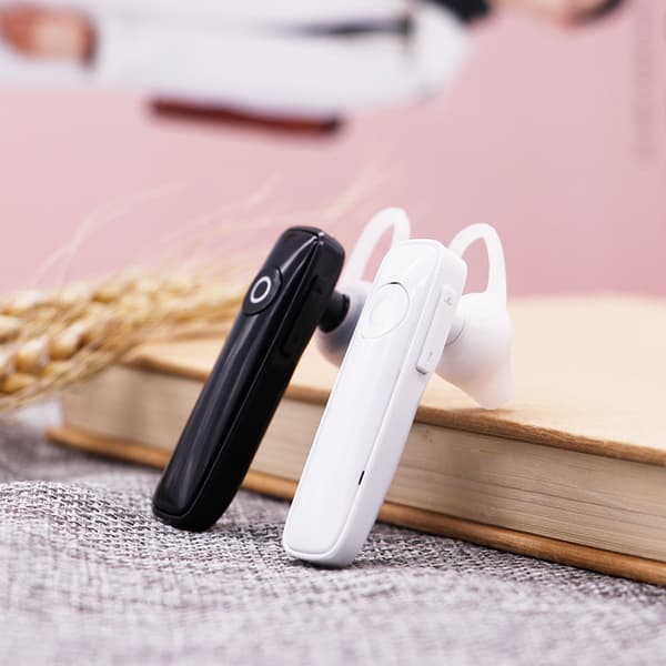 M165 Bluetooth headset trådløst mini headset enkelt øre earbuds in-ear Black