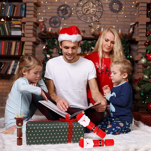 Pakke med 20 julegodteribokser Julepapirbokser DIY festgavebokser