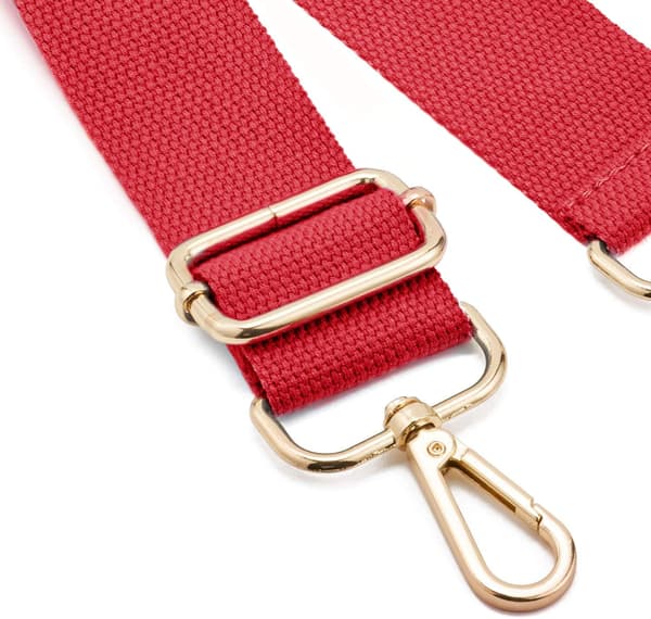 1 stk. bred skulderrem til tasker, justerbar erstatningsrem til tasker red