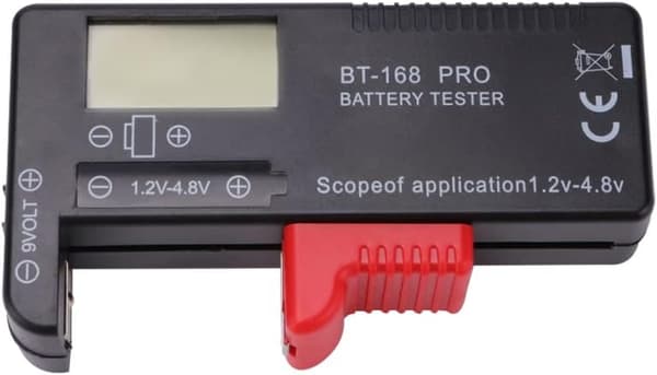 (BT-168 PRO) Universal Digital Batteritester Volt Checker, Digital Batteritester, Knapcellebatterier