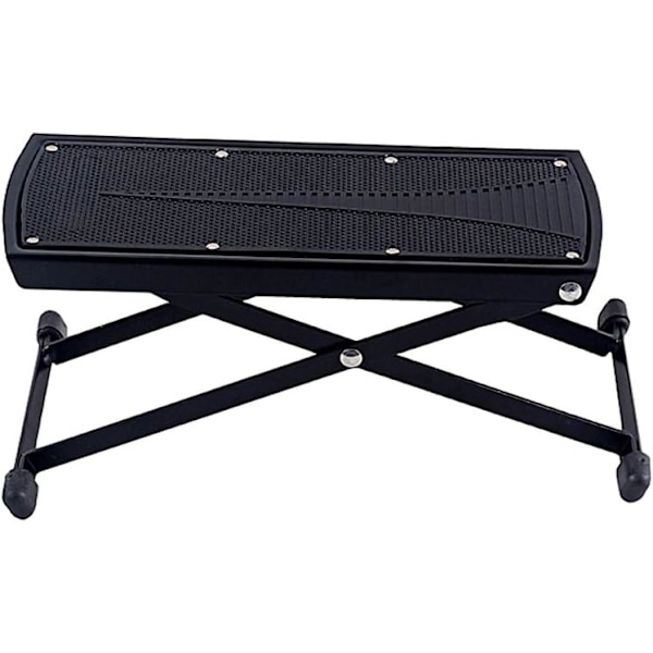 Gitarrfotstöd, höjdjusterbart gitarrfotstöd hopfällbar fotpall pedal