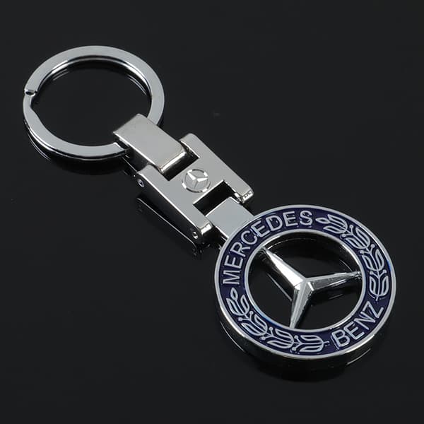 Mercedes-Benz nøglering blå sølv one size