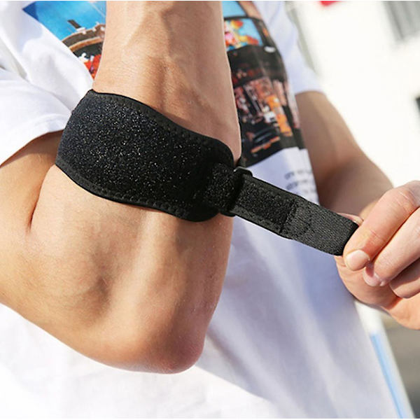 Tennis armbågsbandage golf armbågsbandage armbågsbandage tennis armbågsmanschett med rose Red