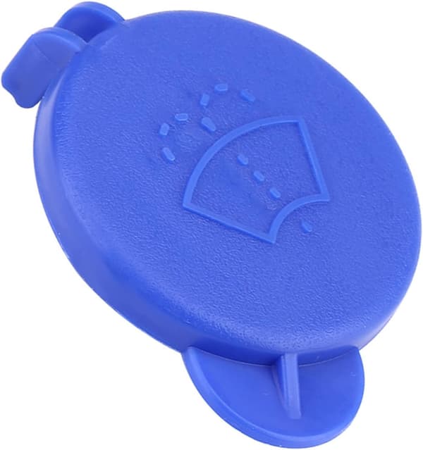 Bilvaskerflaskehætte, blå plast 42 mm / 1,7 tommer diameter forrudevaskerflaskedæksel