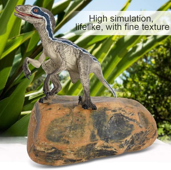 Barnas Mini Simulering Dinosaur Dukke Modell Leketøy Gave (Blå) Blue