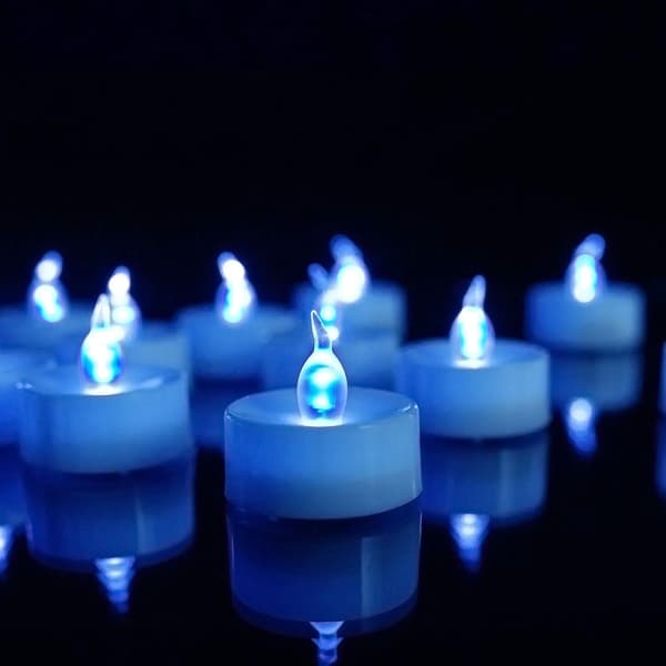 LED telys i bulk, 24 stk. batteridrevne telys