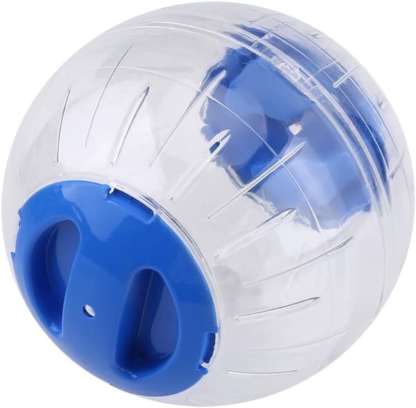 Hamster Sportsbold Legetøj Krystal Løbebold 12cm (Blå) 1 Styk Blue