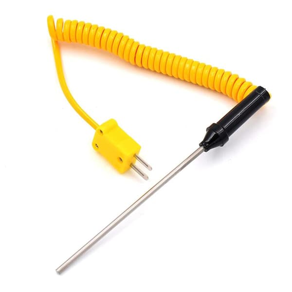 290x3mm K-Type Termoelement Rustfri Stålsonde Temperaturregulator