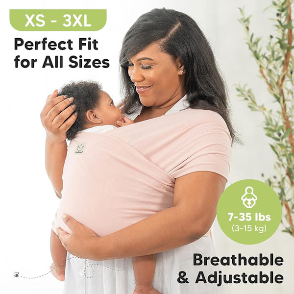 NineClouds Baby Carrier - Allt-i-ett andningsbar baby carrier, lätt, handsfree baby carrier, baby carrier, nyfödd baby carrier, baby carrier grey