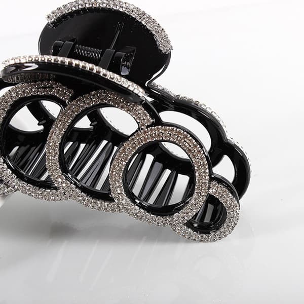 Rhinestone hårklemme stærk hårklemme til tykt hår