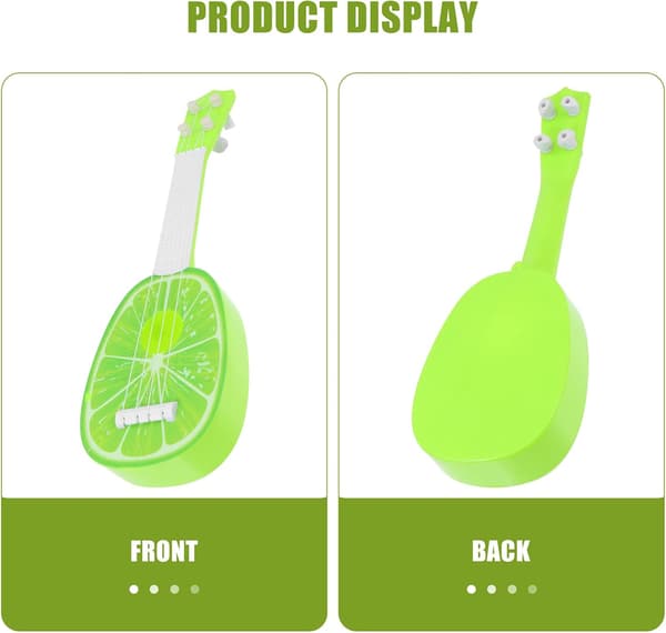 4 st Mini Ukulele Söta Fruktform Små Gitarr Musikinstrument för Barn Barn (Slumpmässig Stil)