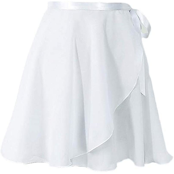 Balett Chiffon Balett Träningsdansklänning Vuxen Dans Träningsklänning (vit,L) White l