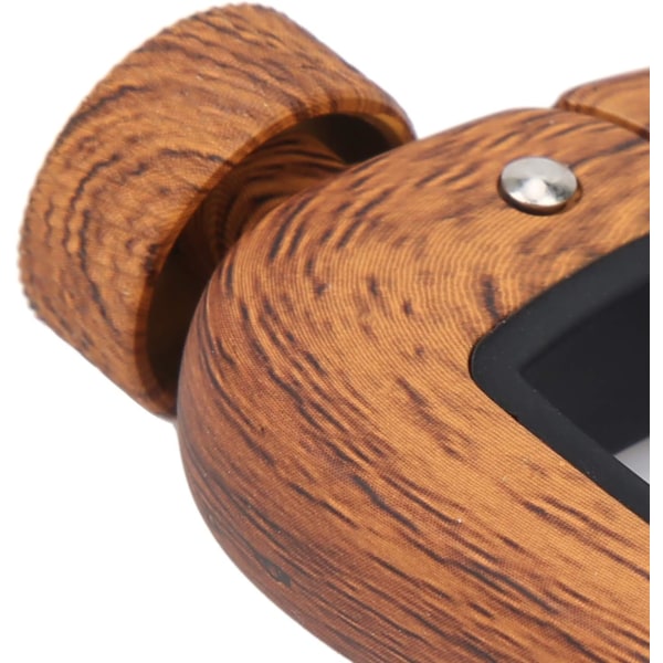 Gitarrstämnings capo FC-09 galvaniserad och oxiderad capo (mörkt trämönster) color 1