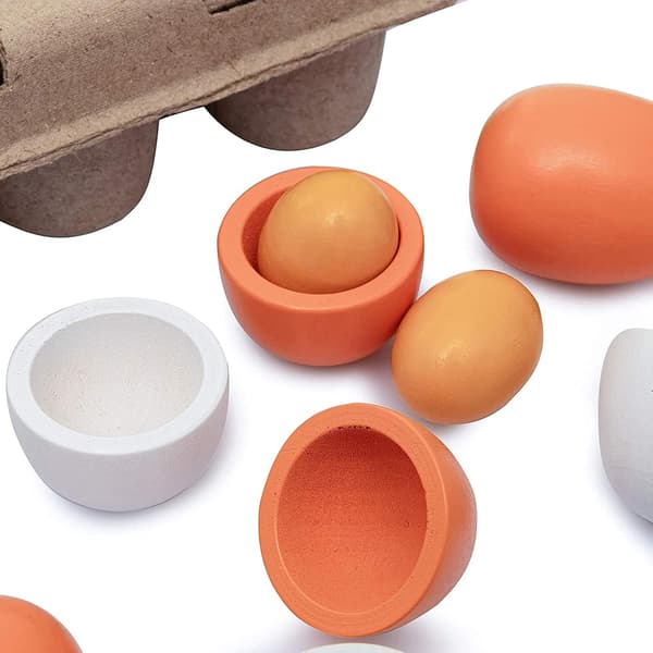 Lekehus Eggleker i Tre for Barn - 6 Deler