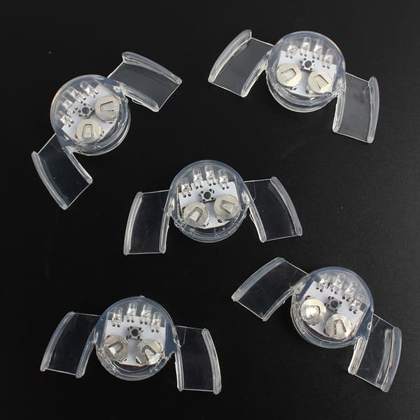 Halloween LED-blixtfästen lyser tänder lyser fästen lyser