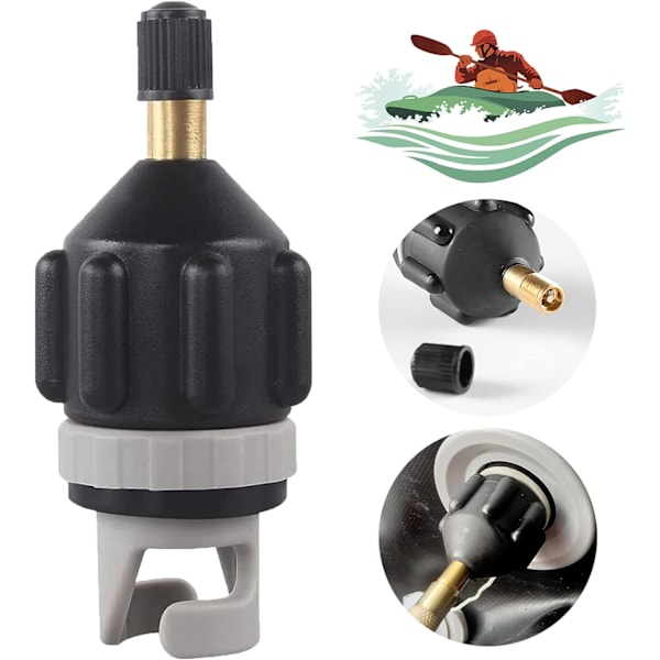 SUP-pumpadapter, universell elektrisk luftpump standard gummibåtsadapter