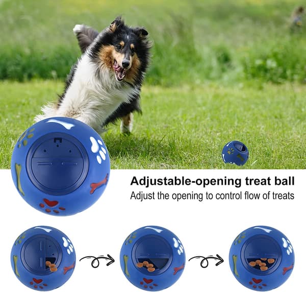 Hundleksak, intelligens hundmat, valp godisdispenser, slow feeder blue