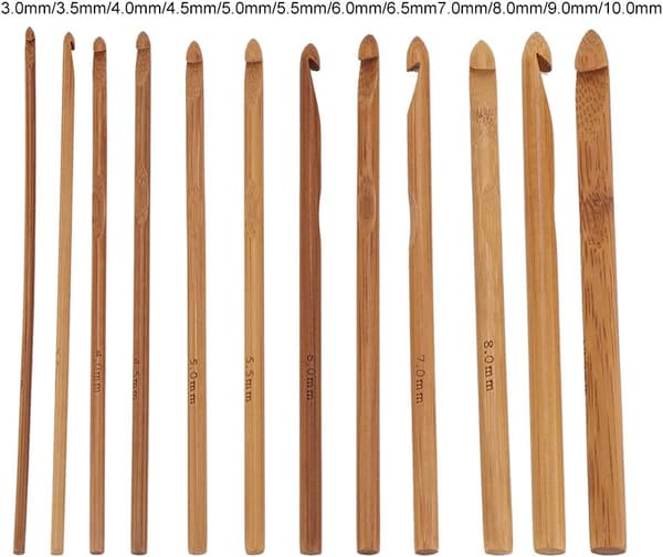 20 kappaleen bambu virkkausneulekäsityölanka DIY ompelutyökalut