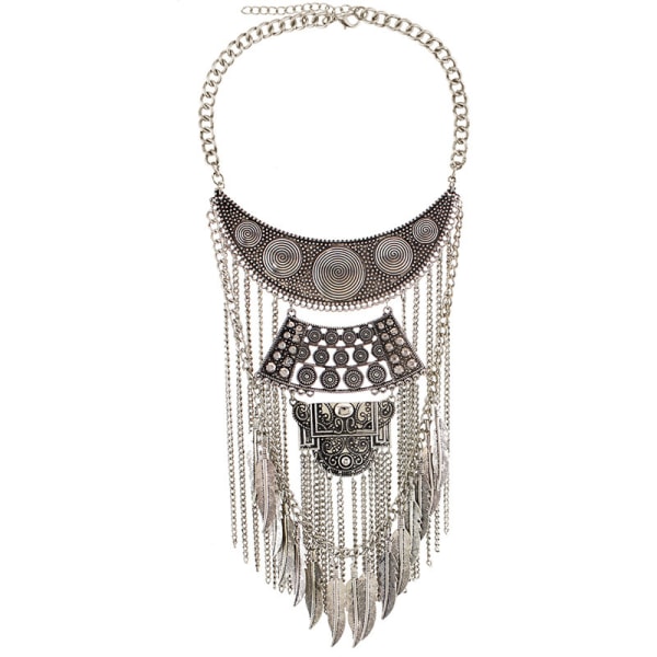 Halsband Halsband Hänge Maxi Choker Statement Boho Dam Smycken