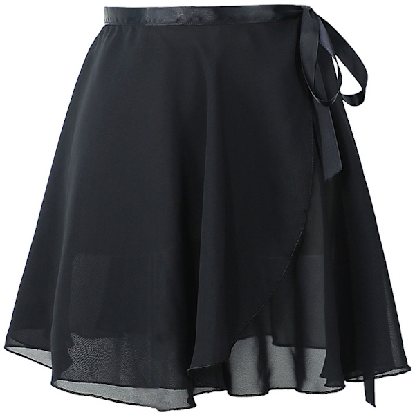 Balett Chiffon Balett Träningsdansklänning Vuxen Dans Träningsklänning (Svart,S) Black s