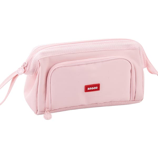 Stort pennal Rosa Pink