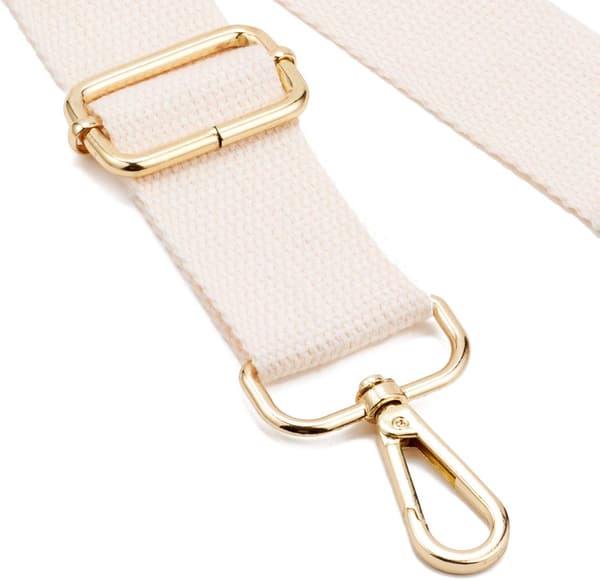 1 stk. bred skulderrem til tasker, justerbar erstatningsrem til tasker Beige