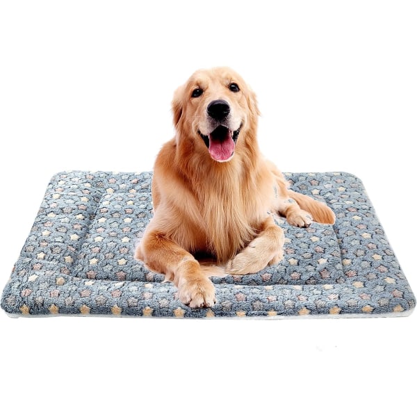 Varm sällskapsmatta för hund, plysch mjuk kudde säng för hundkatt Fleece Hundsäng Täcke Tvättbar（stil 1) color 1