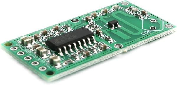 2-pack RCWL-0516 Mikrovågsradarsensorbrytarmodul 3,3V utgång
